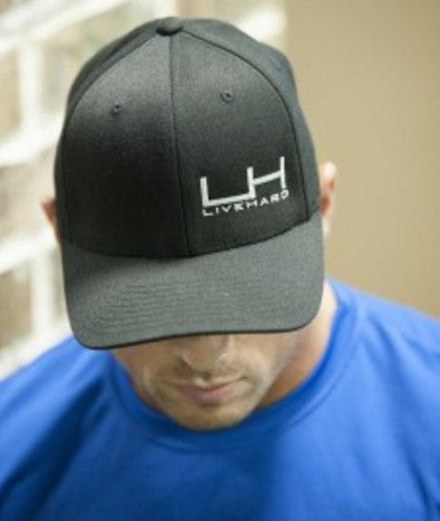 LIVEHARD Fitted Hat - Black